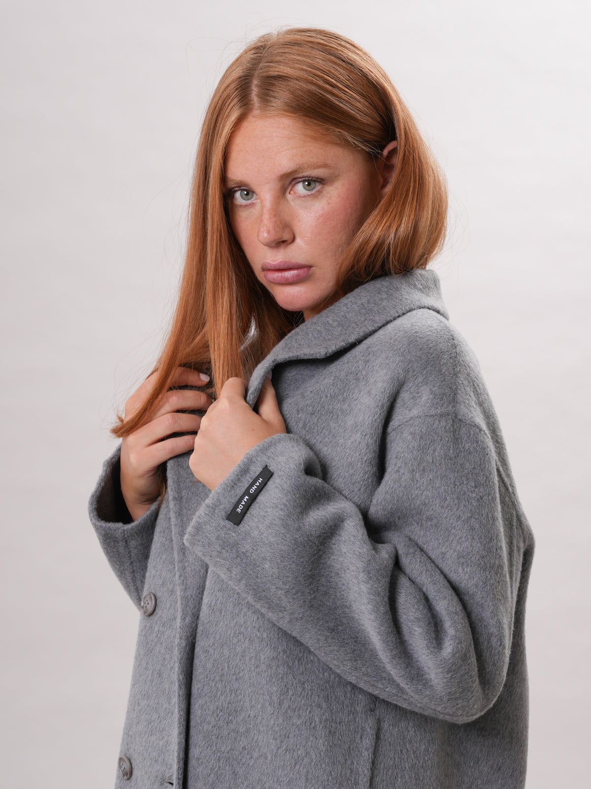 PETER HADLEY WOMAN - Cappotto in lana handmade