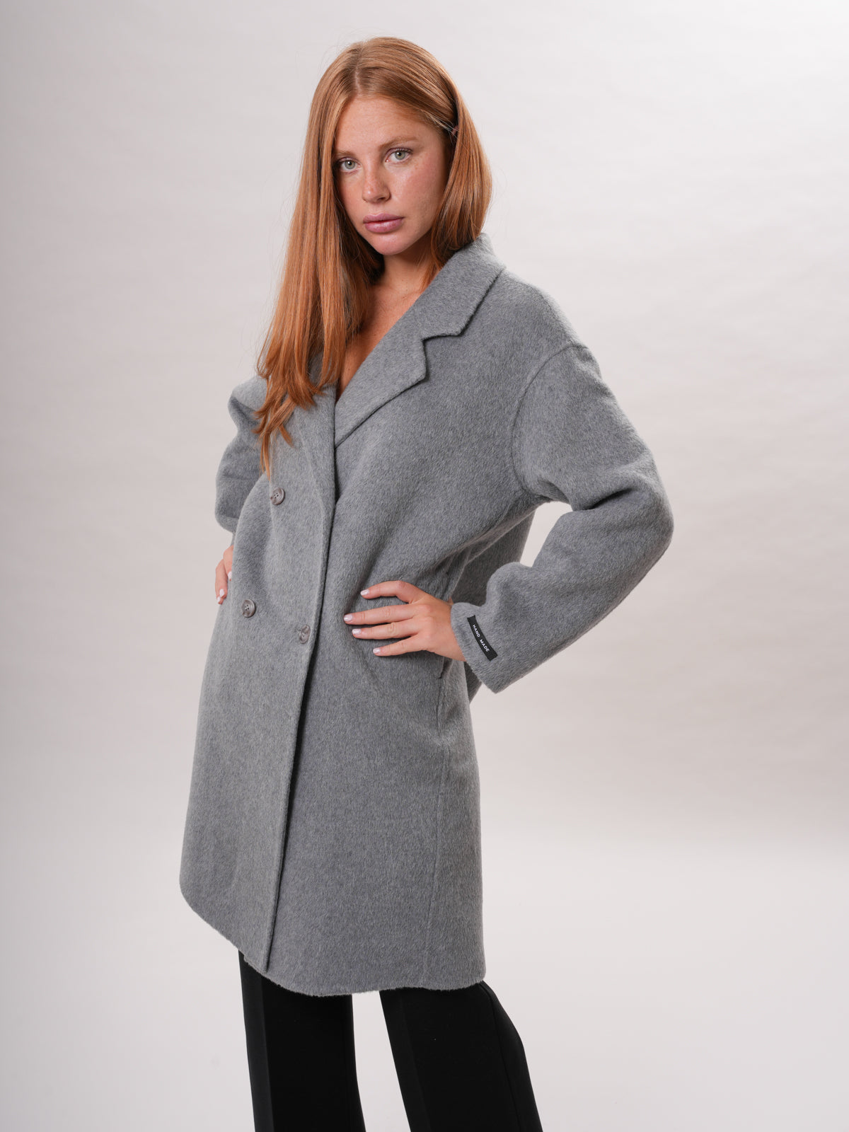 PETER HADLEY WOMAN - Cappotto in lana handmade