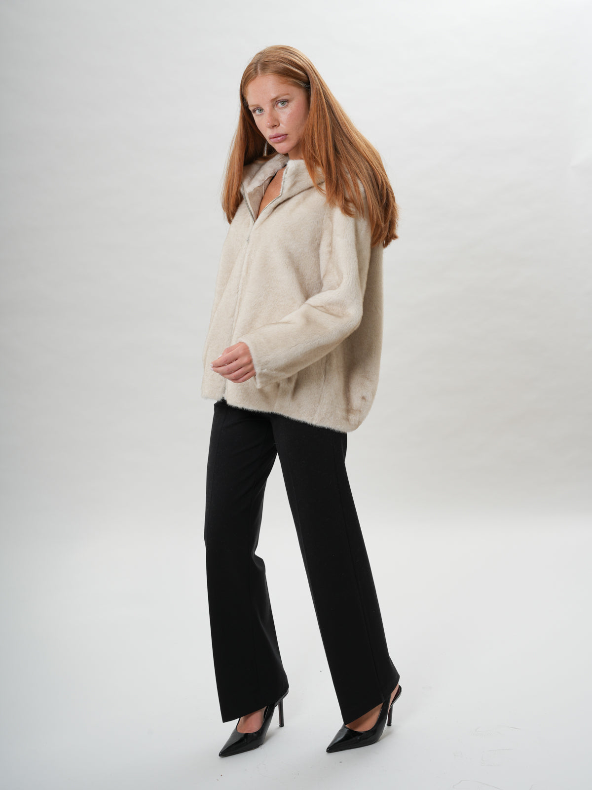PETER HADLEY WOMAN - Pelliccia eco
